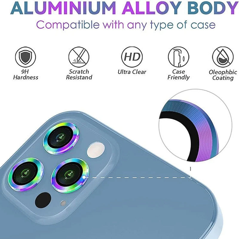 Colorful Sapphire Lens Protector for iPhone