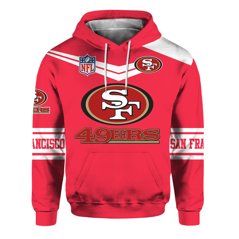 SAN FRANCISCO 49ERS 3D HOODIE SSFF49007