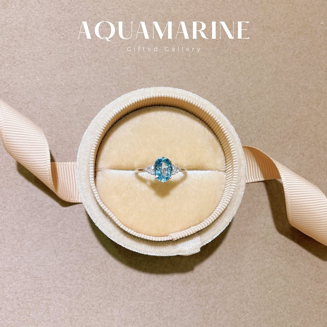 已售＊Aquamarine Ring by Gifted Gallery