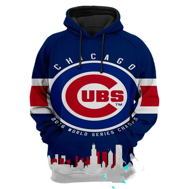 CHICAGO CUBS 3D CASUAL HOODIE 103