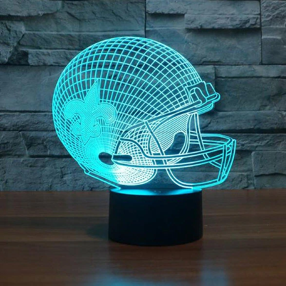 NEW ORLEANS SAINTS 3D LED LIGHT LAMP