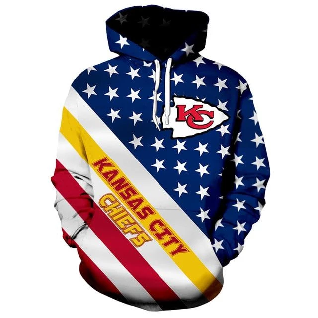 CHIEFS 3D HOODIE FLAG