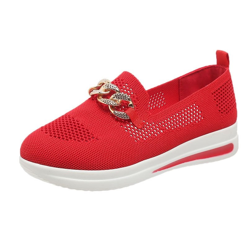 🔥Buy 2 Free Shipping - Women's Woven Breathable Orthopedic Wedge Sneakers