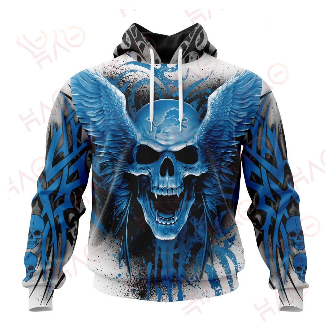 Sports Team Detroit Lions No1119 Hoodie 3D