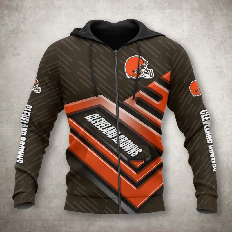 CLEVELAND BROWNS 3D HOODIE DK4379