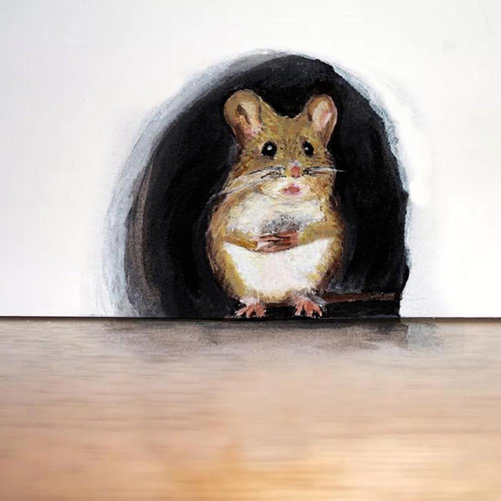 Higolot™ 3D Mouse Wall Stickers