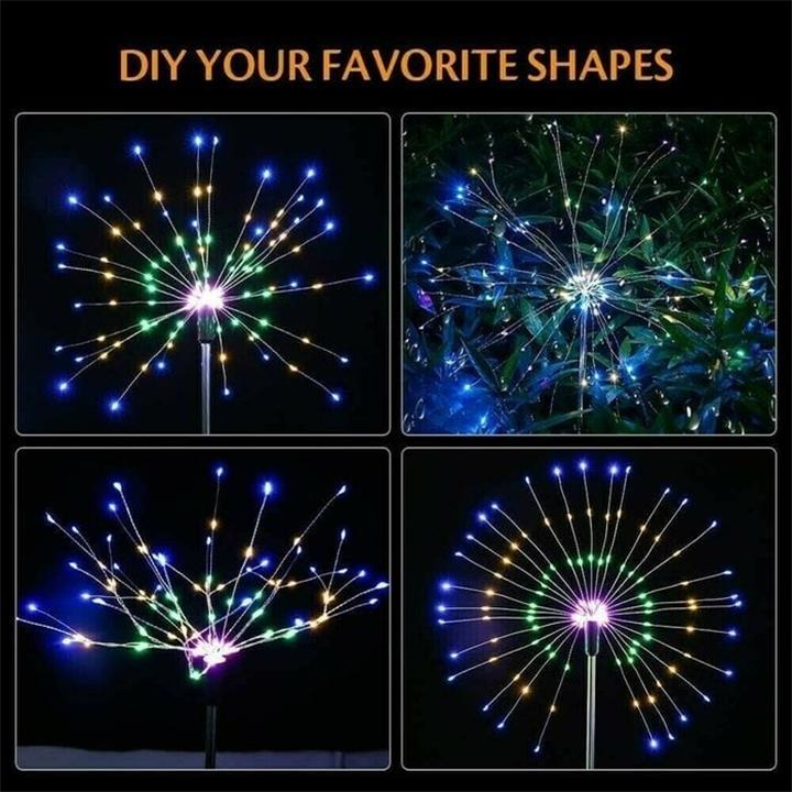 💖Mother's Day Promotion 60% Off - Waterproof Solar Garden Fireworks Lamp