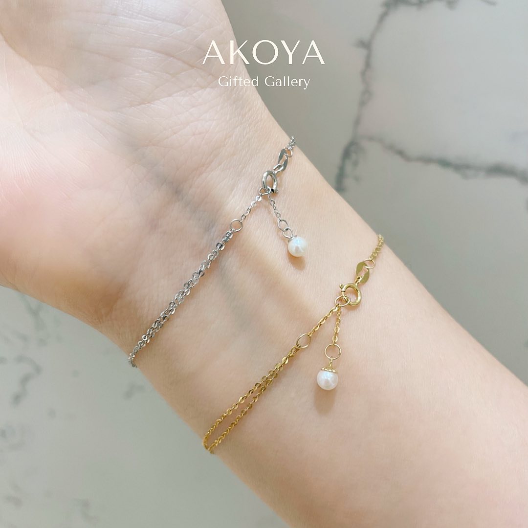 Akoya Bracelet with Baby Akoya by Gifted Gallery