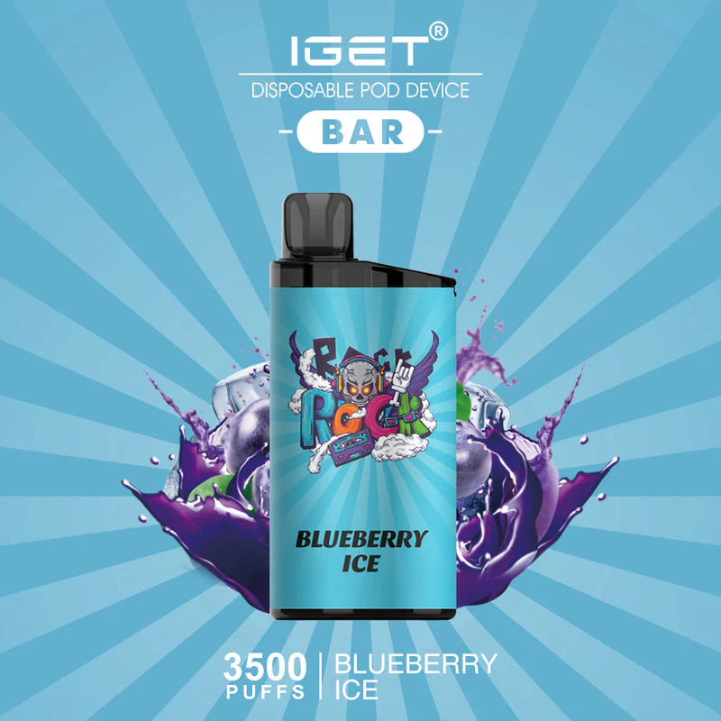 IGET Bar 3500 Puffs - Blueberry-Ice