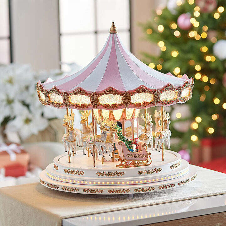 💝Último día Compre 1 y llévese 1 gratis-Mr. Christmas Very Merry Carousel