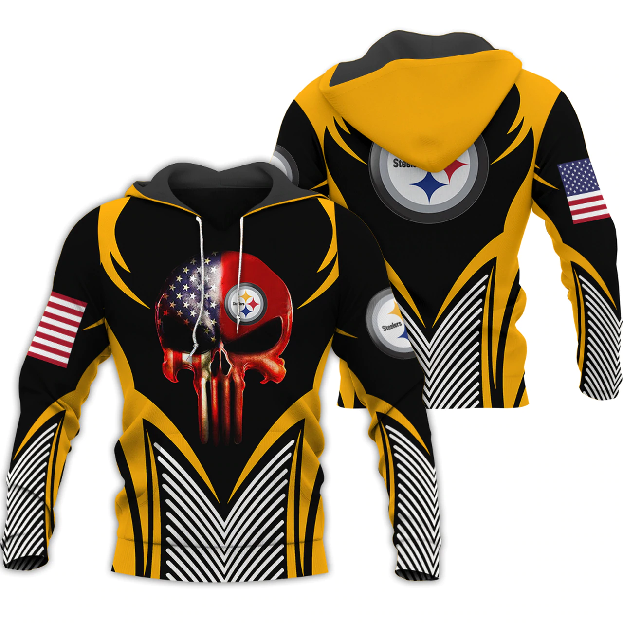 PITTSBURGH STEELERS 3D HOODIE PPSS028