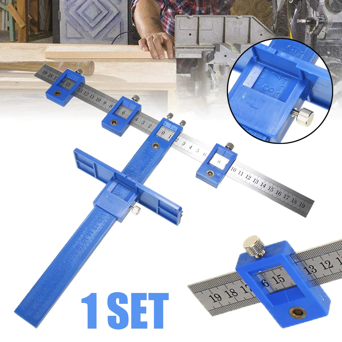 Adjustable Punch Positioning Ruler