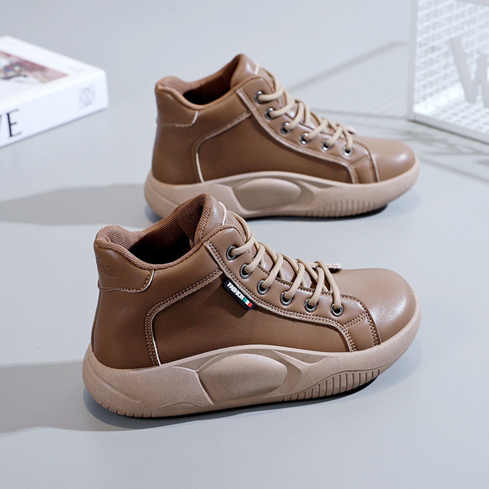 Castillotigo™ Zapatillas de deporte con plataforma de plataforma alta para mujer