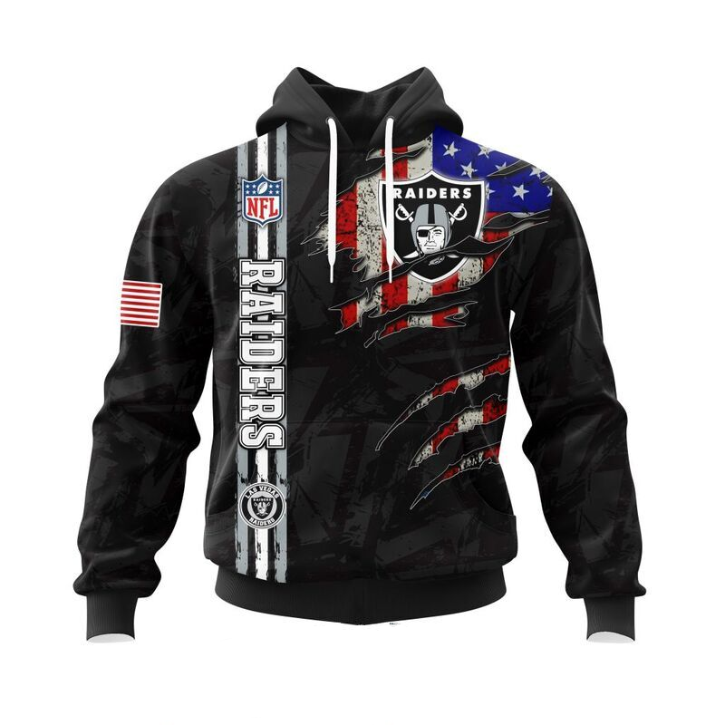 LAS VEGAS RAIDERS 3D HOODIE SKULL0802