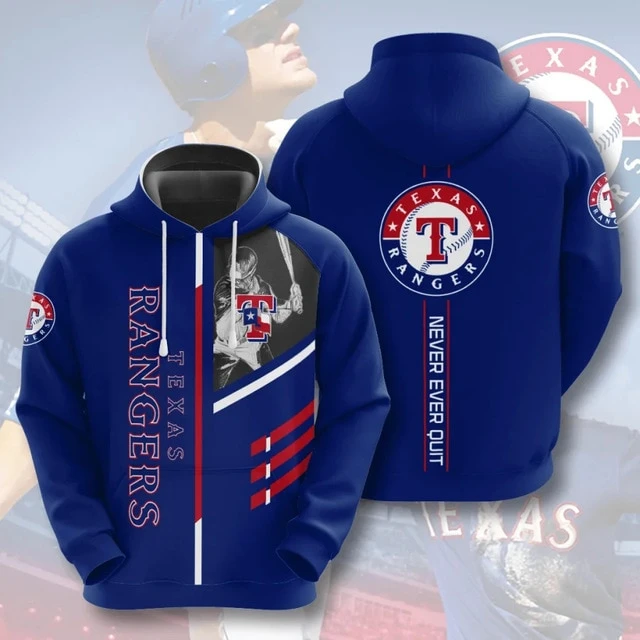 TEXAS RANGERS 3D HOODIES TR004