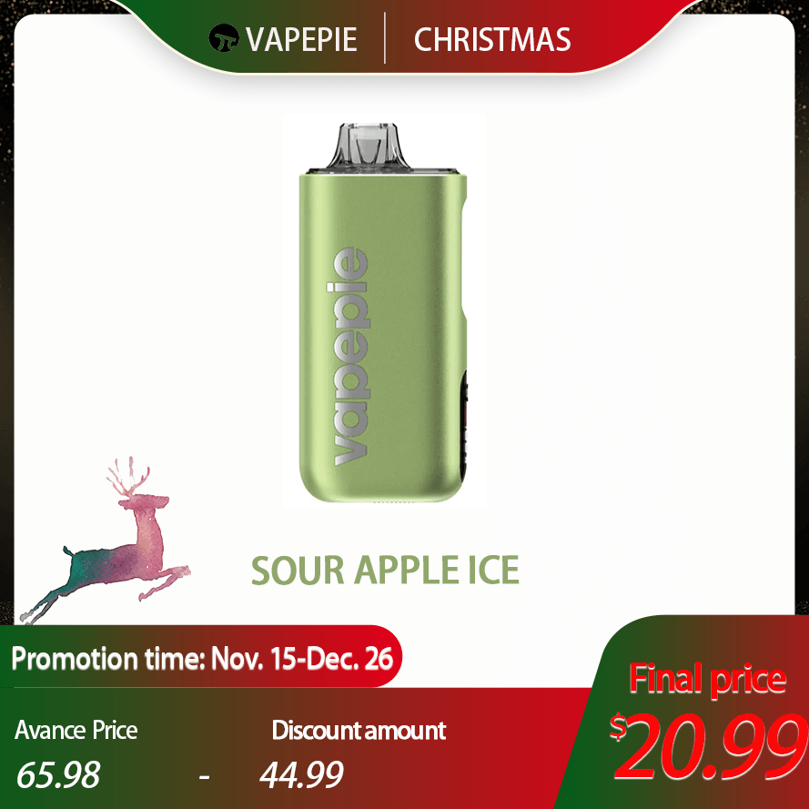 VAPEPIE MAX 40000 PUFFS SOUR APPLE ICE