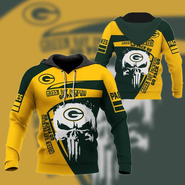 GREEN BAY PACKERS 3D HOODIE AGBP12