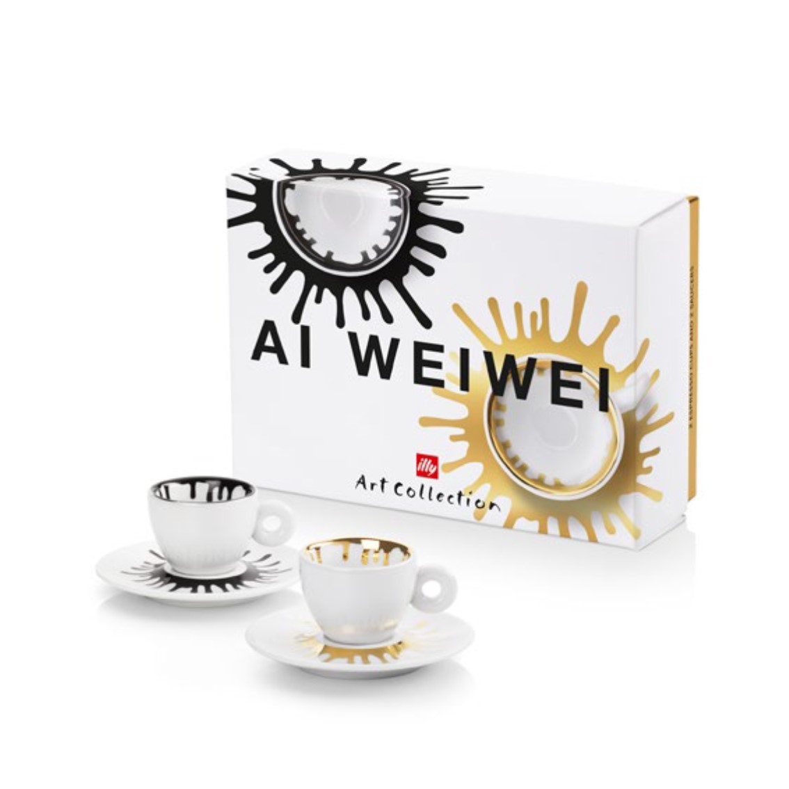 illy Art Collection Ai Weiwei - Set of 2 Espresso Cups