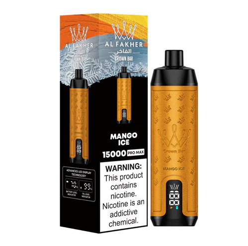 AL FAKHER 15000 Puffs  Crown Bar Big Cloud  Dual Mode Full Screen