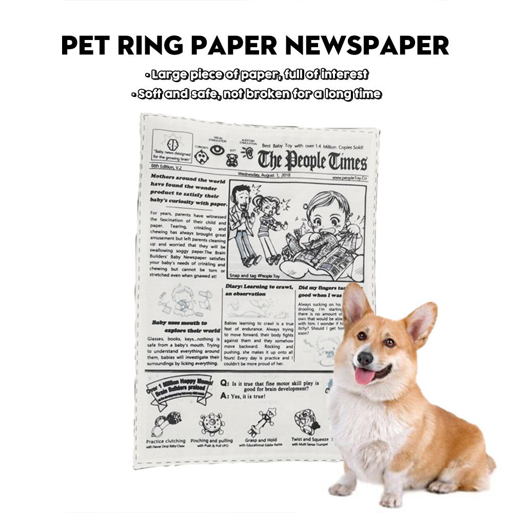 Higomore™ Black And White Pet Rattle Paper Newspaper Toy（Buy 1 get 1 free）