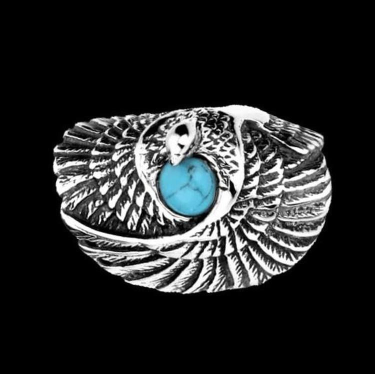 Turquoise Eagle Ring