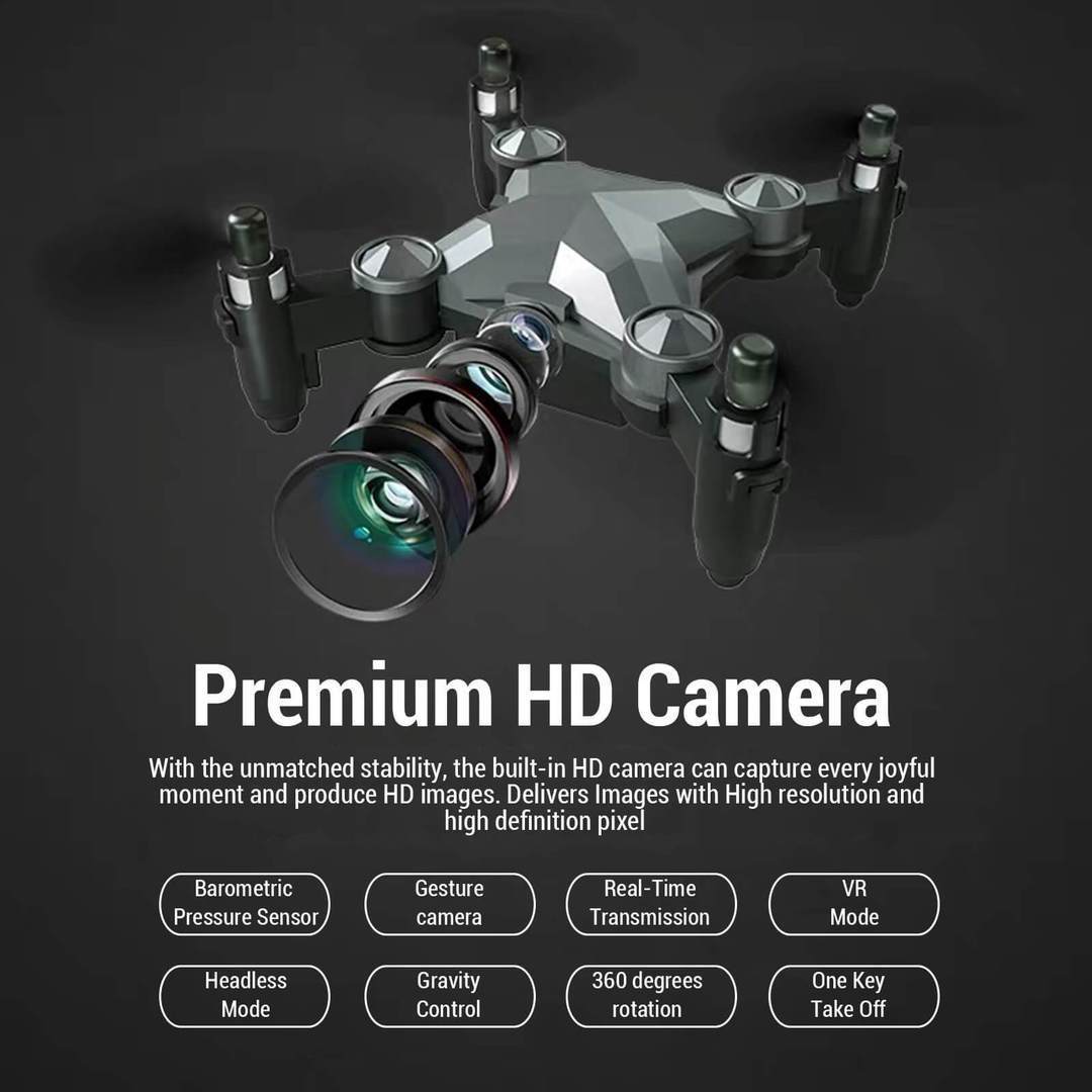 Mini Folding RC Drone HD 1080P Camera
