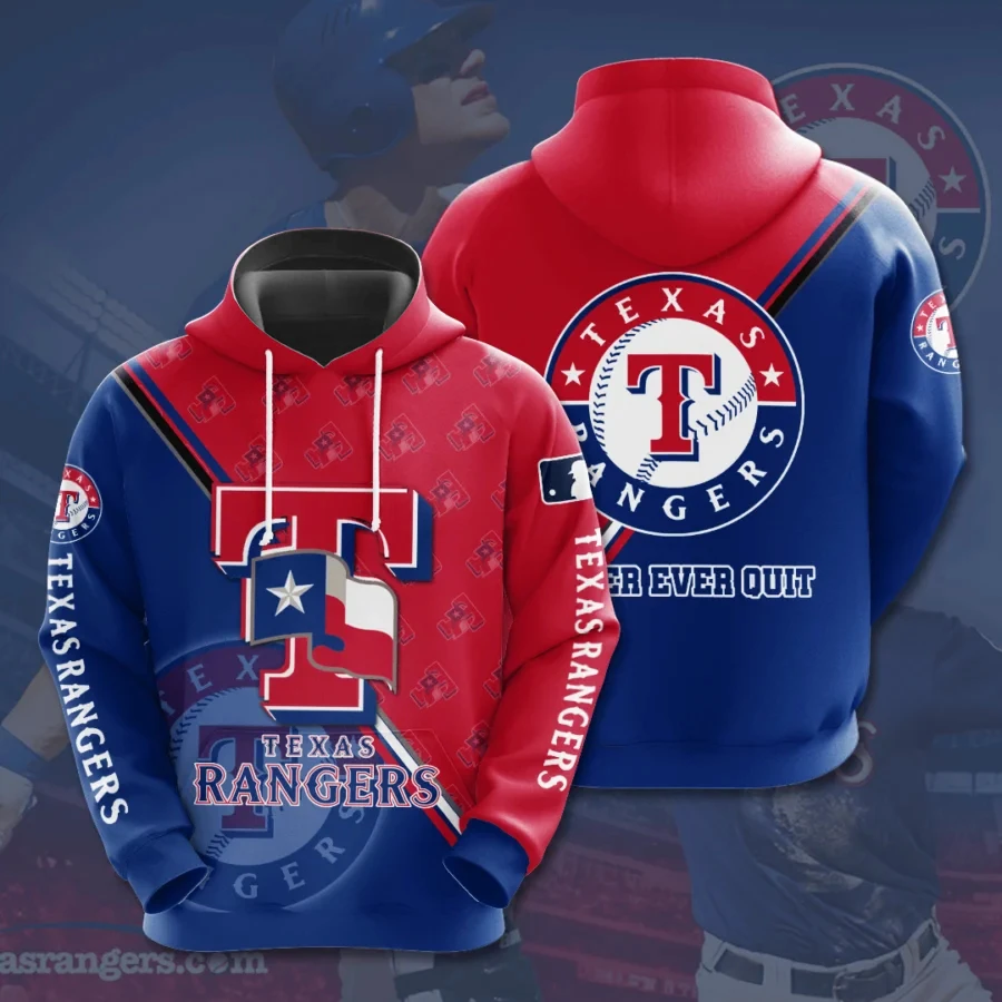 TEXAS RANGERS 3D HOODIES TR006