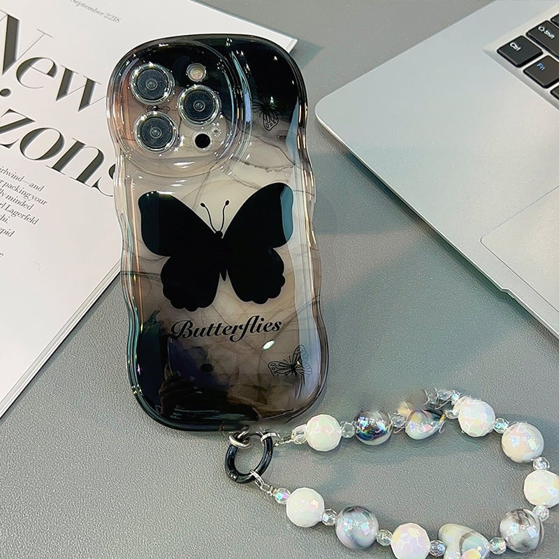 Shockproof Wave Edge Butterfly Case for iPhone