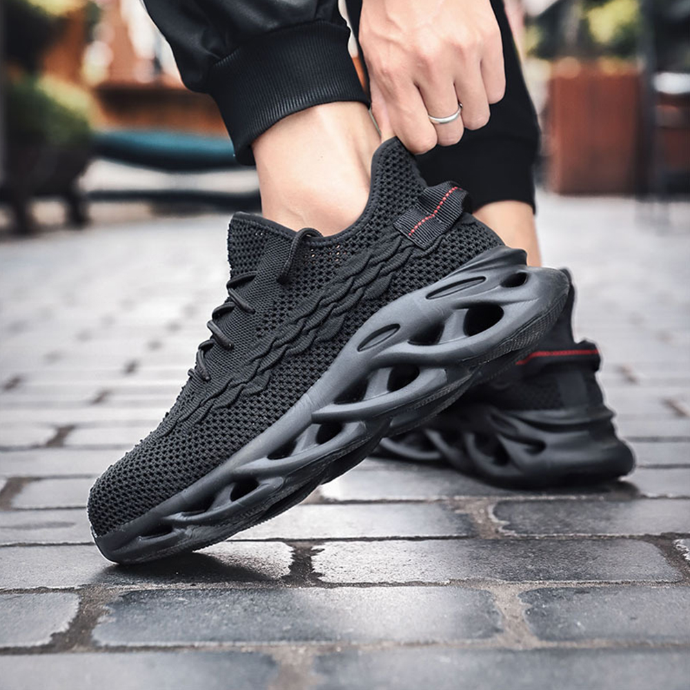 Castillotigo™ Zapatos de seguridad de escamas de pescado tejidas voladoras