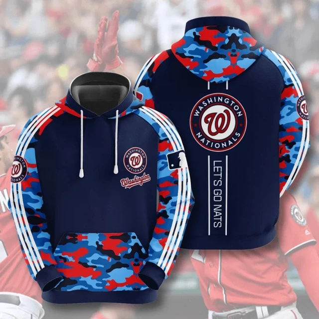 WASHINGTON NATIONALS 3D HOODIES WN003