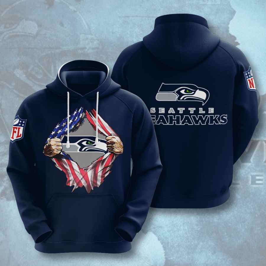 SEATTLE SEAHAWKS 3D HOODIE ABC01