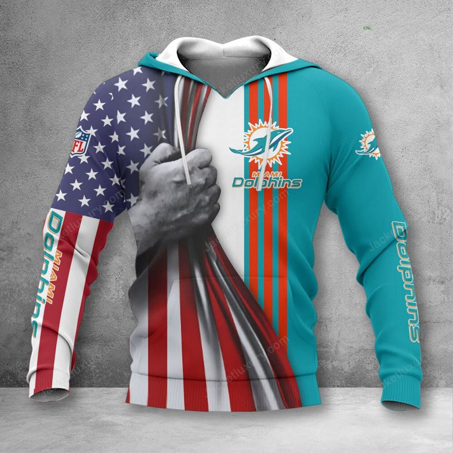 MIAMI DOLPHINS 3D HOODIE SKULL0804