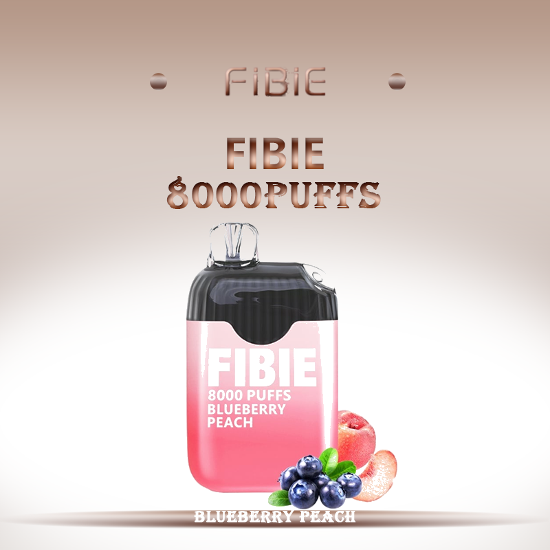 FIBIE 8000 Dual Flavors Disposable Vapor Wands(8000 PUFFS) - Blueberry-Peach