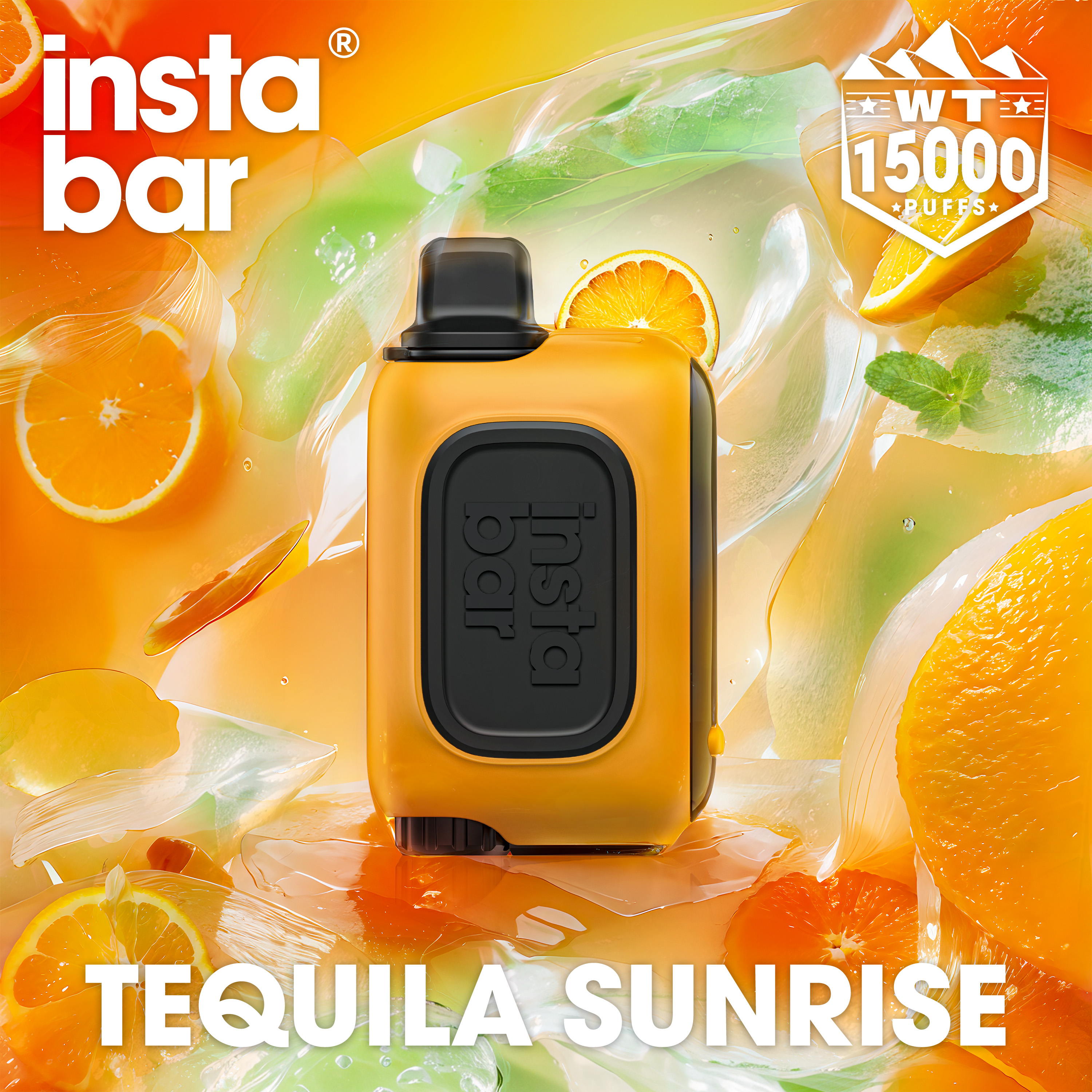 TEQUILA SUNRISE&INSTABAR WT15000 PUFFS