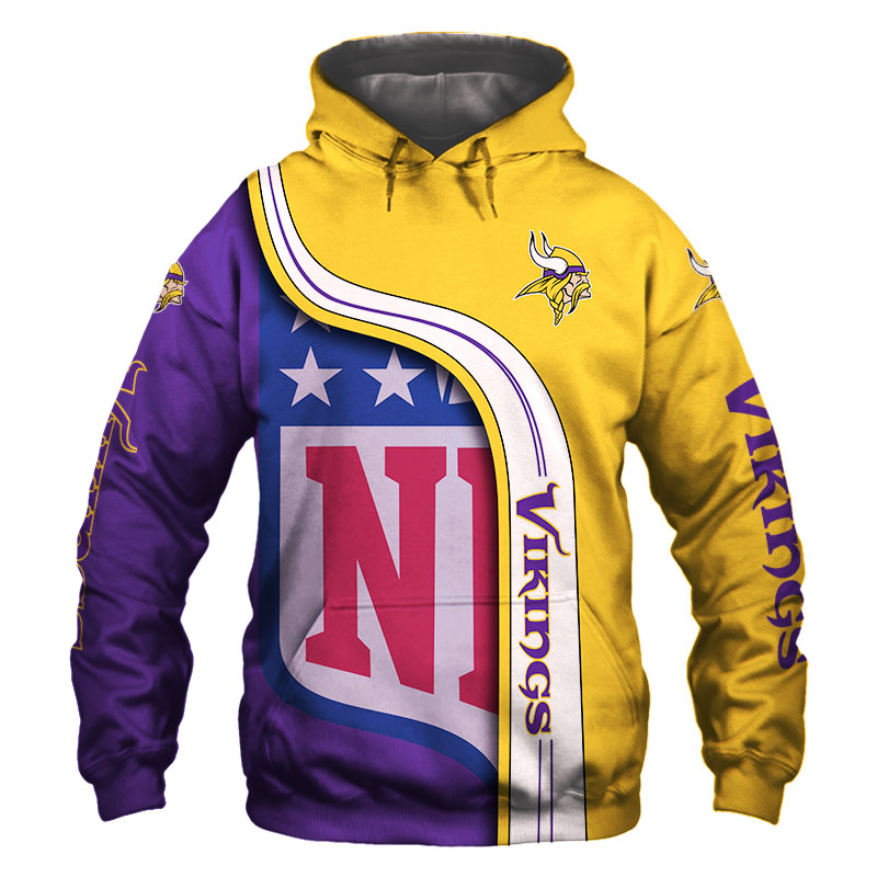 MINNESOTA VIKINGS 3D HOODIE MMVV001