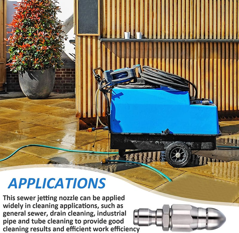 🔥LAST DAY 49% OFF -  Quick Connect Stainless Nozzle Set