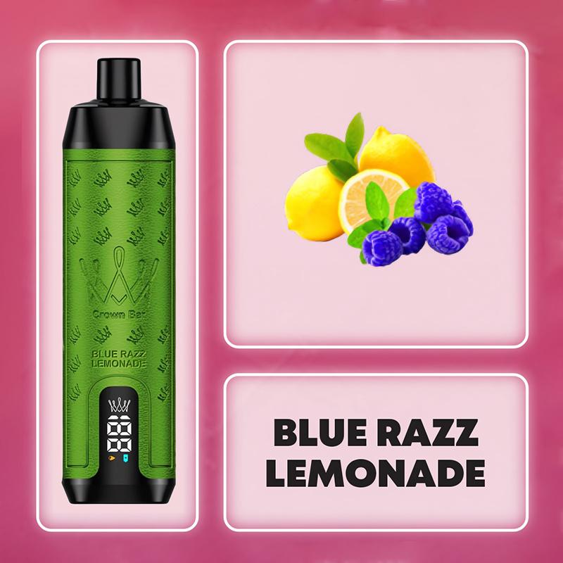 BLUE RAZZ LEMONADE - AL FAKHER 12000 PUFFS Crown Bar