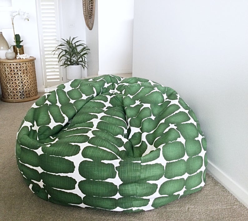 Green bean bag