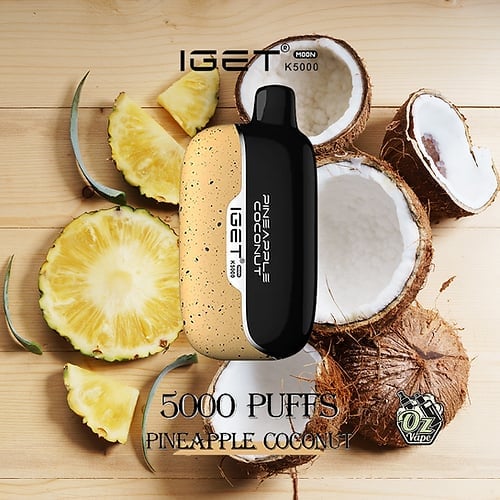 🔥10 PCS - Only $34.89 per PC🔥- IGET Moon 5000 Puffs【Exclusive Australian Warehouse Deals】