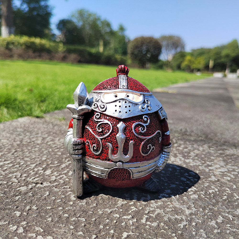 Higolot™ Dwarf Knight Resin Statue