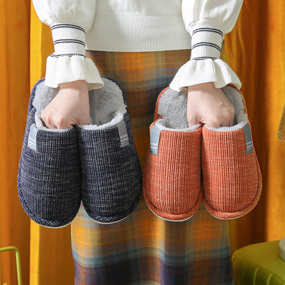 Castillotigo™ Zapatillas de algodón de pareja de invierno cálido