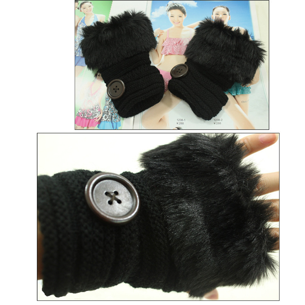 Higomore™ Women's gloves with artificial fur
