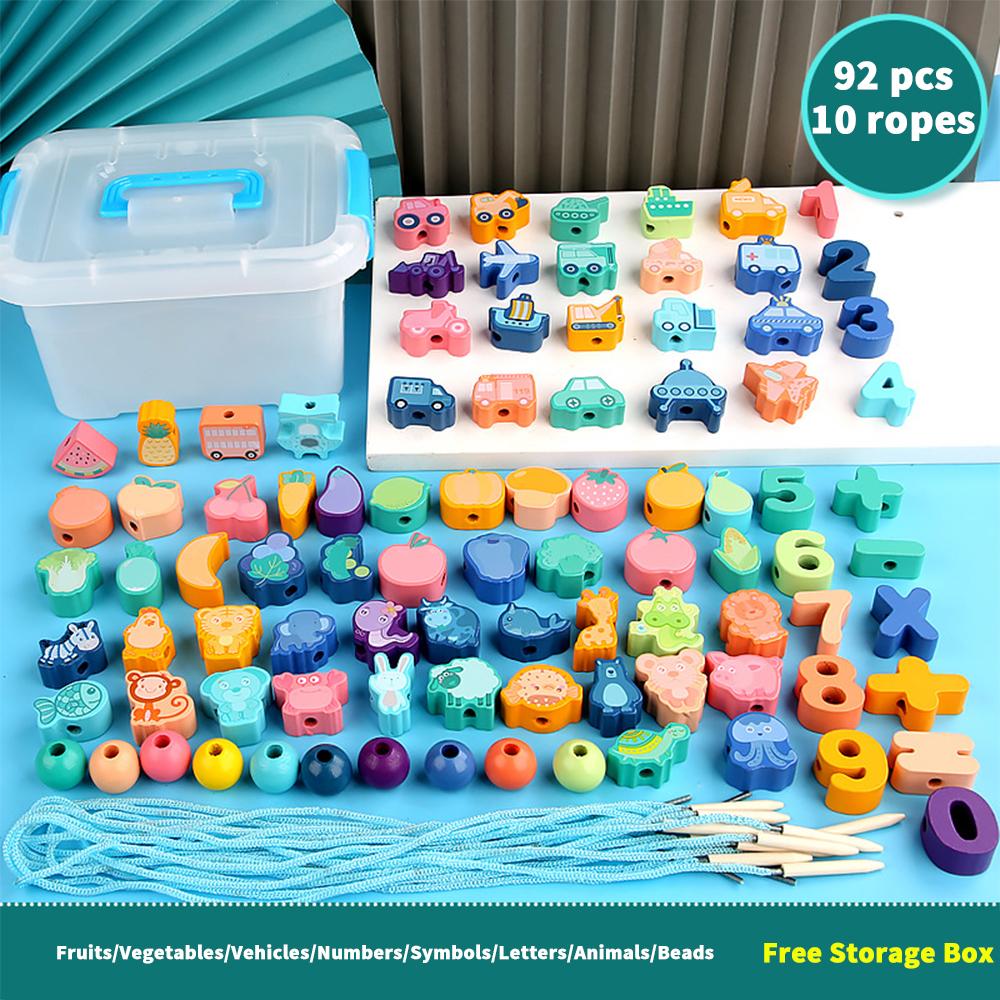 Higomore™ Educational Lacing Beads-Free Storage Box
