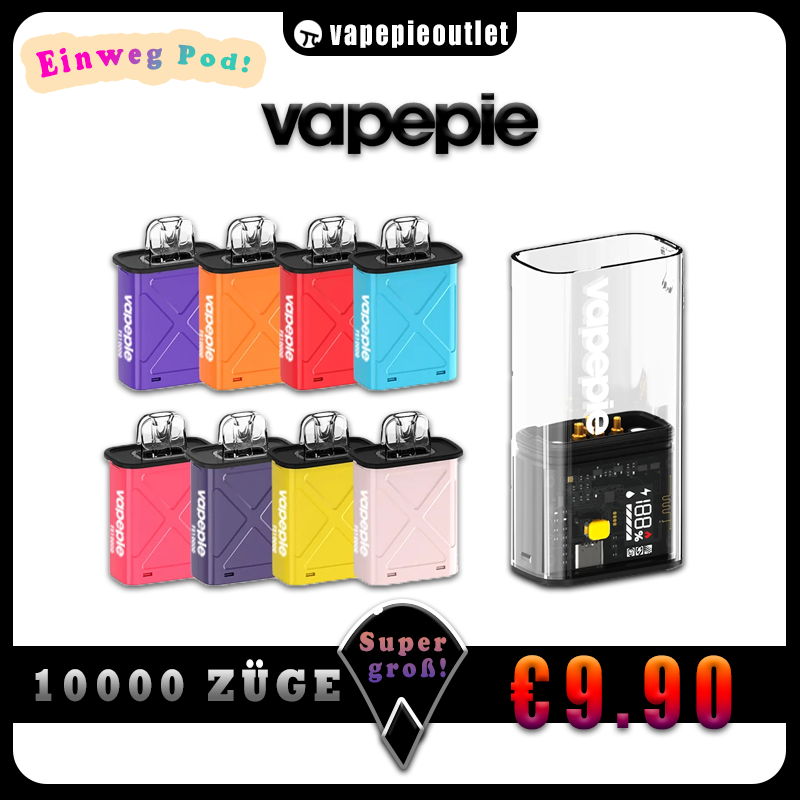 VAPEPIE Einweg Pod 10000 Züge