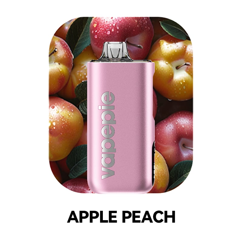 Apple Peach Flavor Vape | Vapepie Max 40000 Puffs High-Capacity Pink