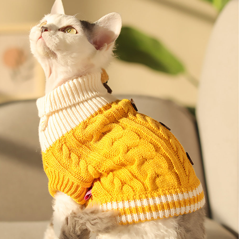 Castillotigo™ Suéter de cuello alto de moda para mascotas