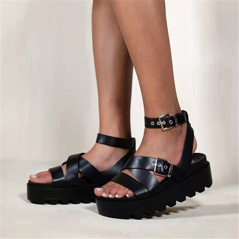 Castillotigo™ 2022 nuevas sandalias con hebilla de moda de verano para mujer