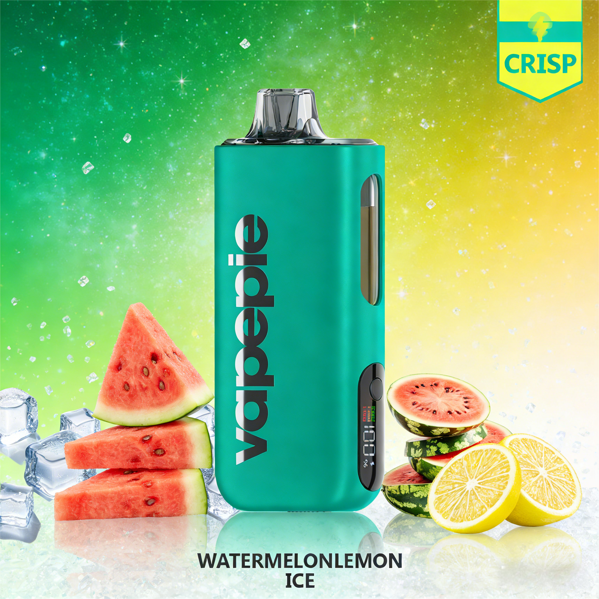 Watermelonlemon Flavor Vape | Vapepie Max 40000 Puffs High-Capacity Green
