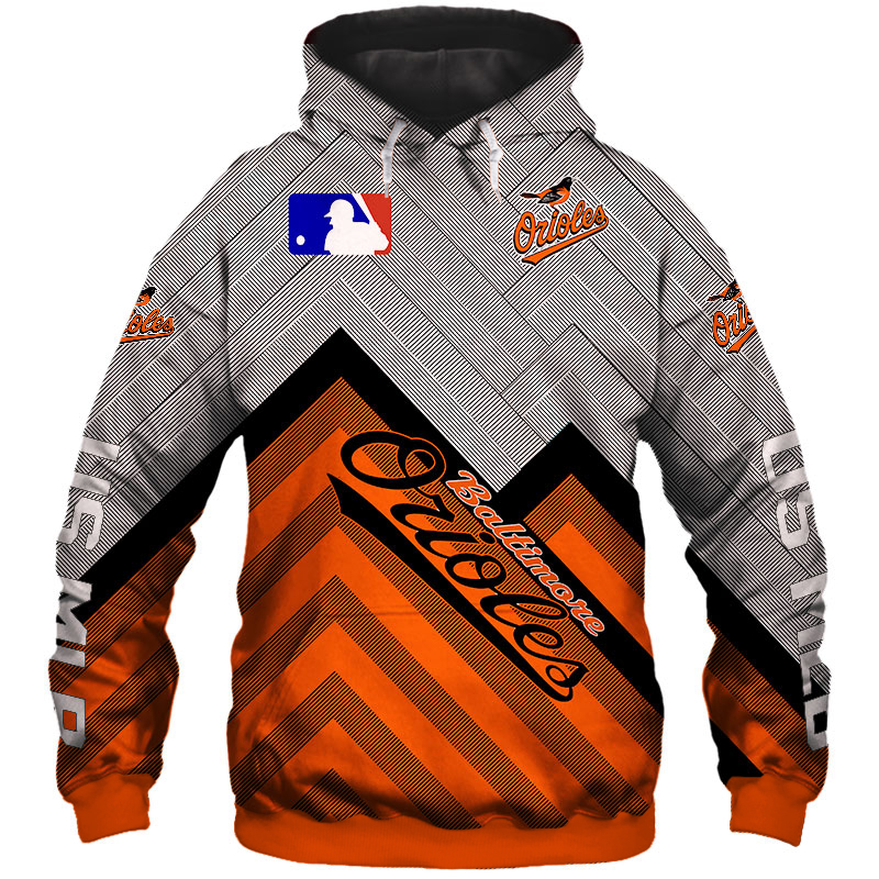 BALTIMORE ORIOLES 3D HOODIES BO002