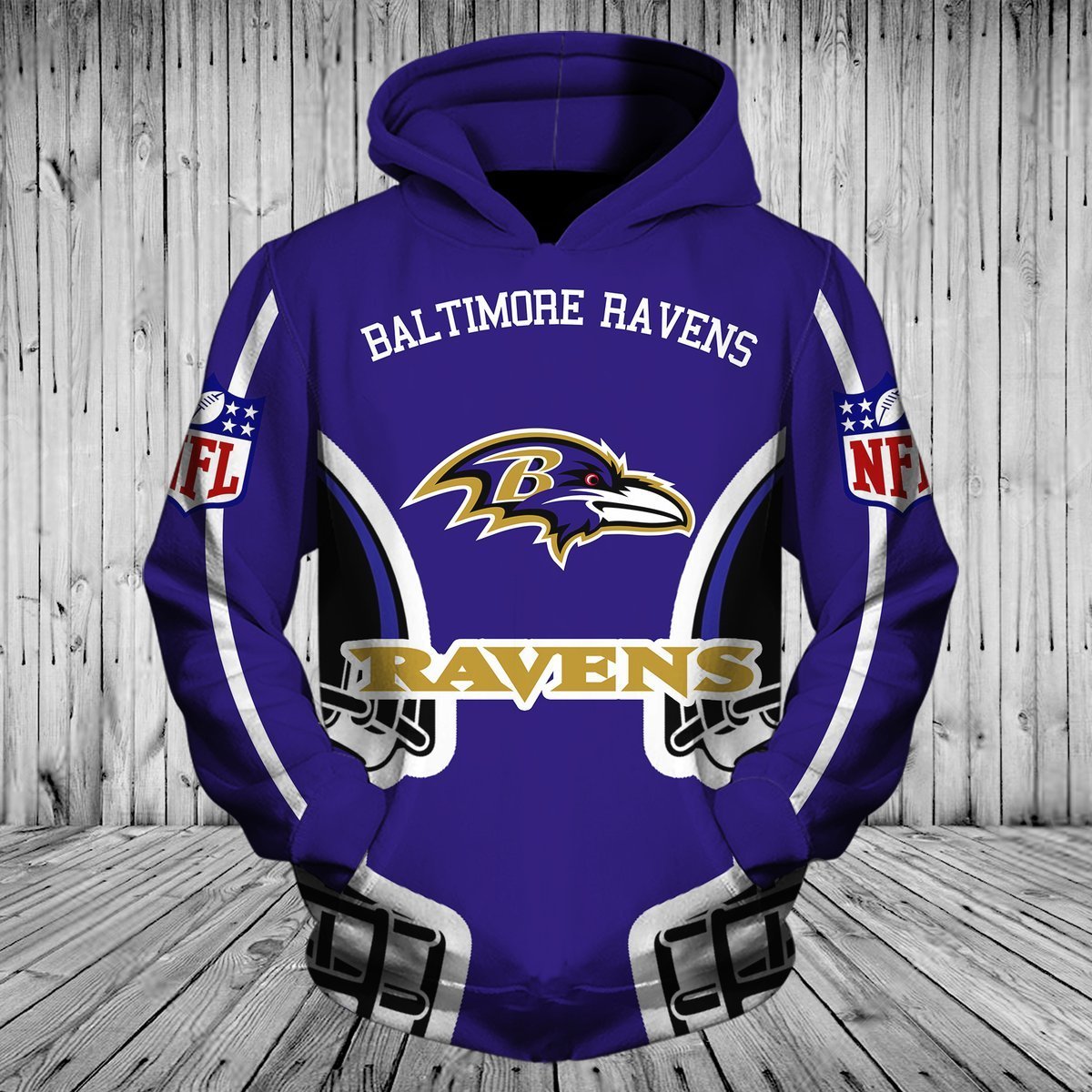 RAVENS 3D HOODIE 33